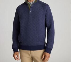NWTGS UNTUCKIT MENS QUILTED PULLOVER SZ S RT $110